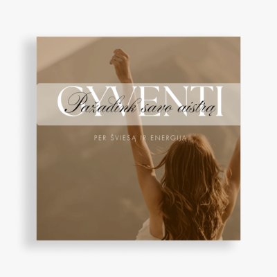 Pažadink savo aistra gyventi baneris